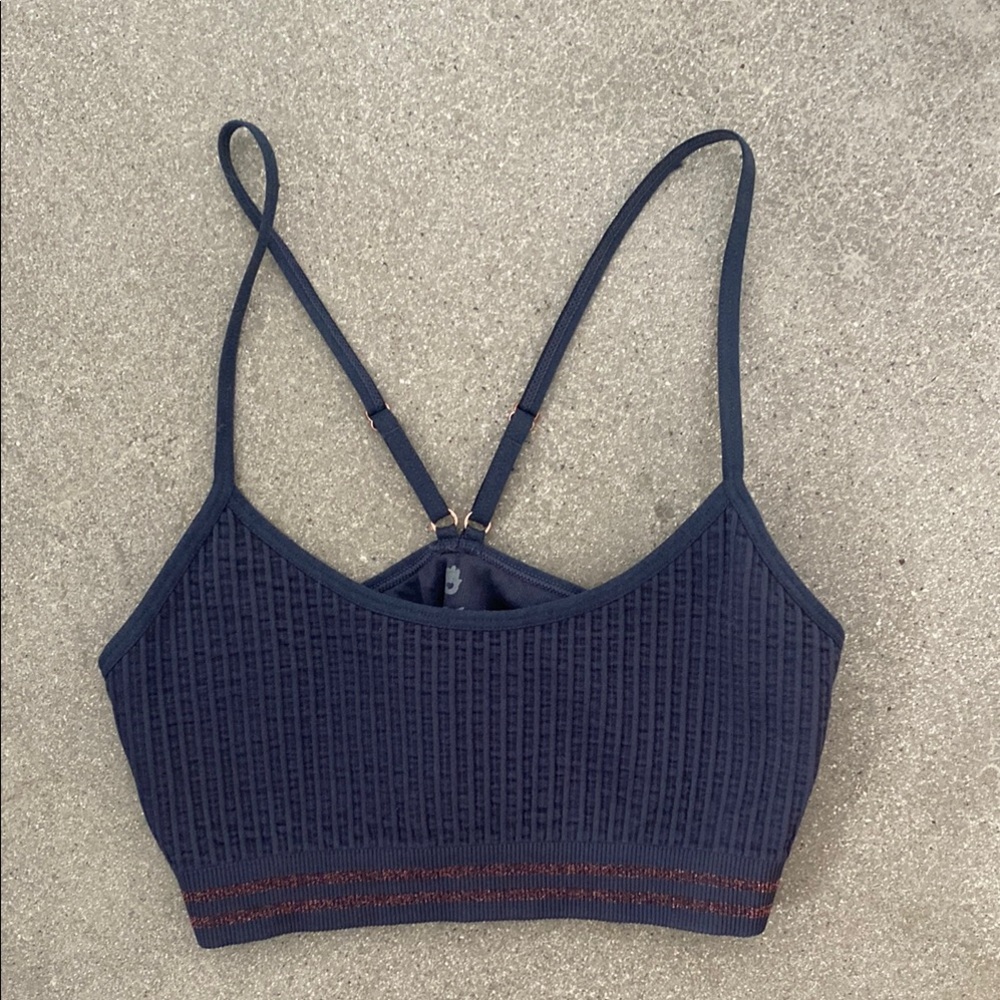 Spiritual Gangster Navy Blue Bralette
